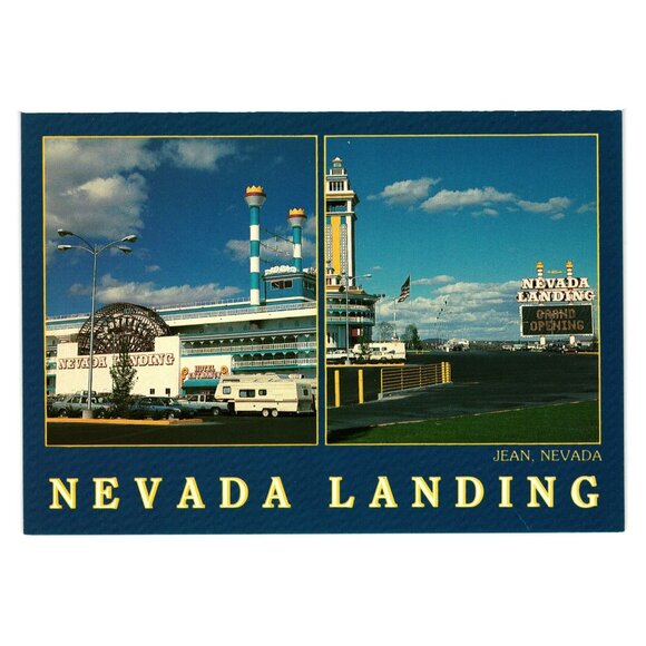Nevada Landing Riverboat Hotel Vintage Postcard Jean NV Interstate 15 Vacation - Picture 1 of 2